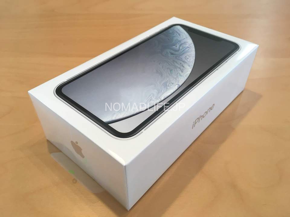 iPhoneXR 128GB ホワイト届きました！想定していた以上にでかい、そして重かった！！ - ノマドライフ