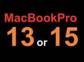 MacBookPro 13インチ or 15インチ